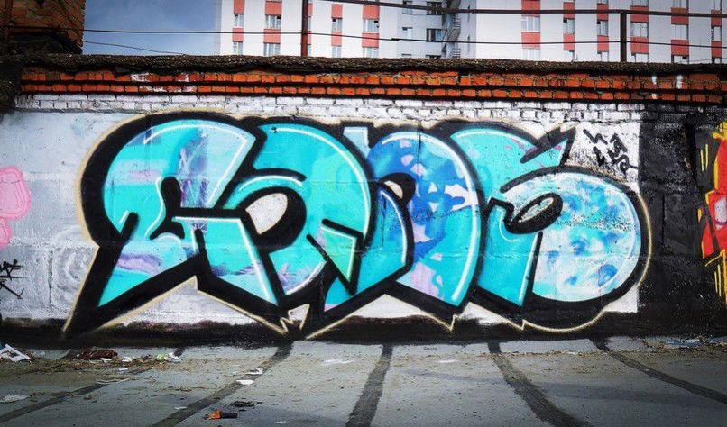 Graffiti Wall in Ufa - Photo by Renoager - renoager, hacs, gans (2011)