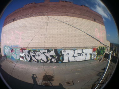 Graffiti Wall in Ufa - Photo by Renoager - hacs, mdt, rst (2012)