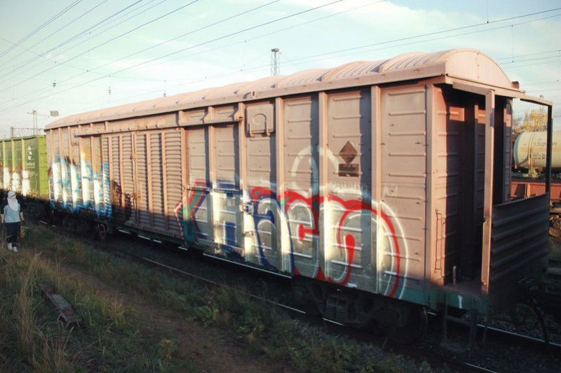 Graffiti Train - Photo by Renoager - Hacs, Seatler, Renoager (2012)