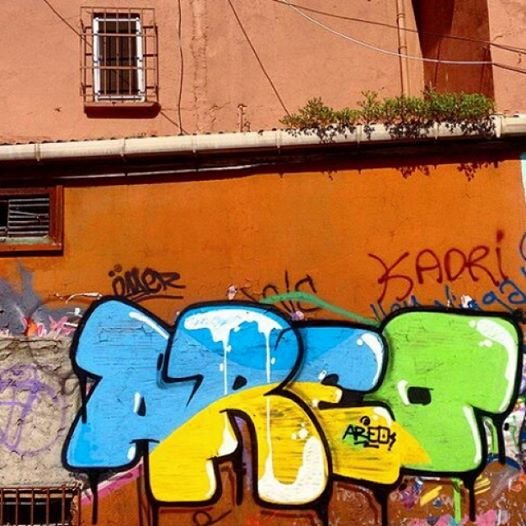 Graffiti Bombing - Photo by Reof - areo, areofeller, feller (2014)