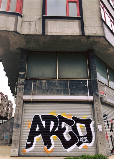 Graffiti Wall in Turkey - Photo by Reof - areo, areofeller, areo (2018)