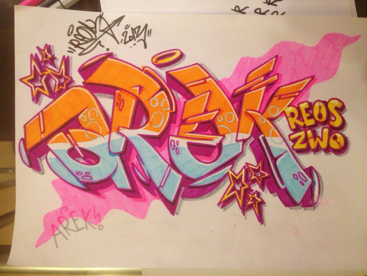 Graffiti Sketch - Photo by ReosZwo - Reos, zwo, koblenz (2013)