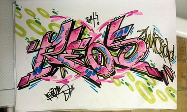 Graffiti Sketch - Photo by ReosZwo - Reoszwo, Reos (2014)