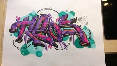 Graffiti Wall - Photo by ReosZwo - ReosZwo, Koblenz, Germany (2014)