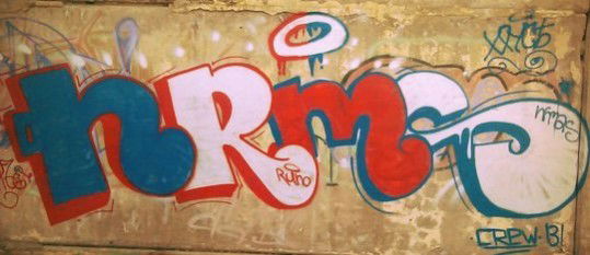 Graffiti Wall in Tomsk - Photo by Reoxer - reoxer, nrms (2013)