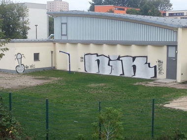Graffiti Bombing - Photo by Reshef - Nik, Potsdam (2013)