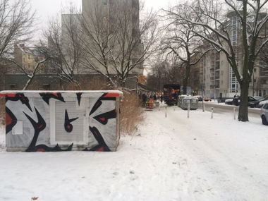 Graffiti Bombing in Berlin - Photo by Resk - MGK