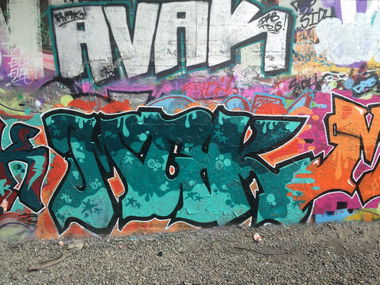 Graffiti Wall - Photo by Resk - MGK, DSE