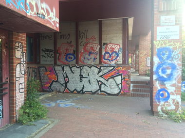 Graffiti Wall - Photo by Resk - MGK, Kreuzberg