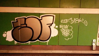 Graffiti Bombing - Photo by Resk - EOF, MGK