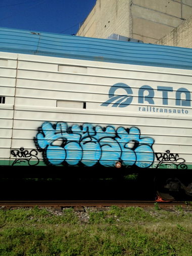 Graffiti Train in Vladivostok - Photo by ReskResk - Resk
