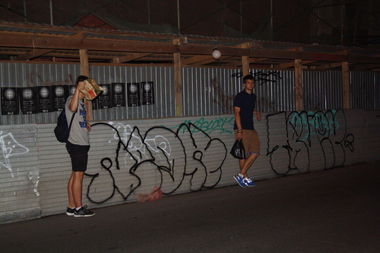 Graffiti Bombing - Photo by Rest47