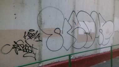 Graffiti Bombing - Photo by Rest47