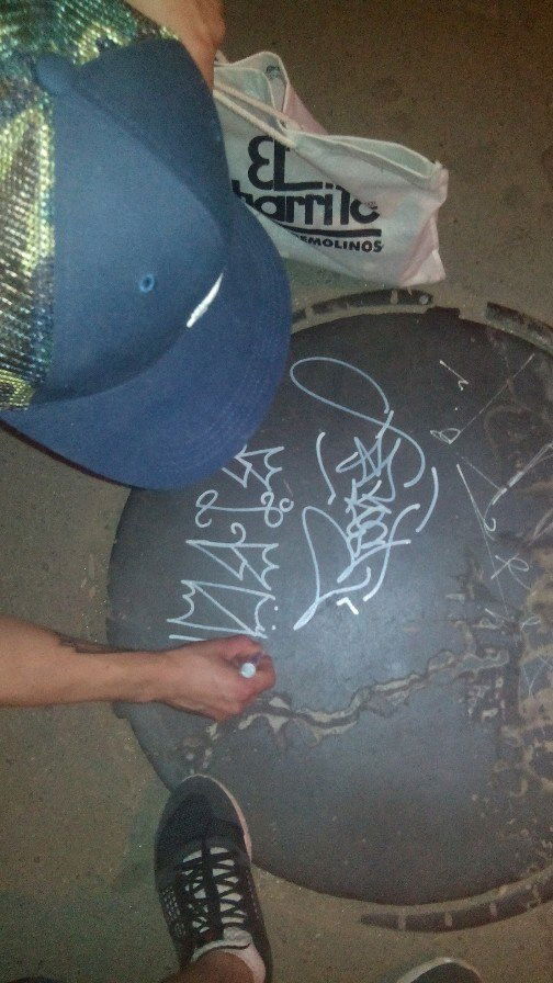 Graffiti Bombing - Photo by Rest47