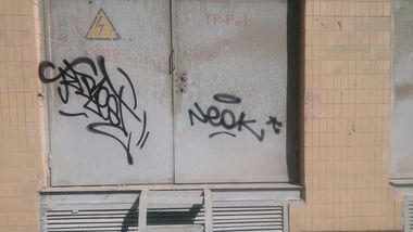 Graffiti Bombing - Photo by Rest47