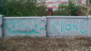 Graffiti Bombing - Photo by Rest47