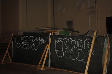 Graffiti Bombing - Photo by Rest47