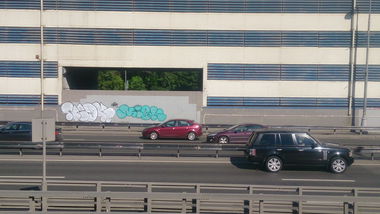 Graffiti Bombing - Photo by Rest47