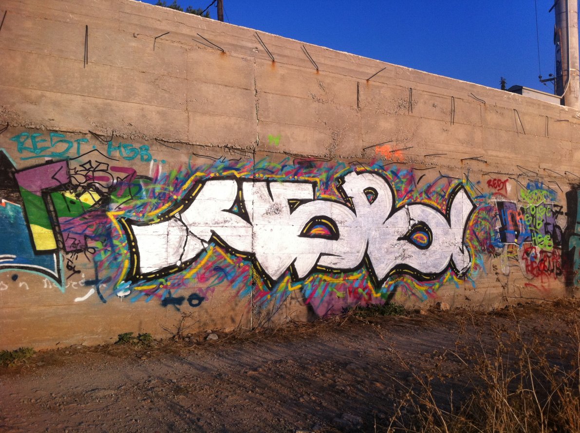 Graffiti Bombing in Greece - Photo by RestHSB