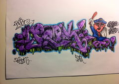 Graffiti Wall - Photo by Restone (2015)