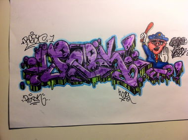 Graffiti Wall - Photo by Restone (2015)