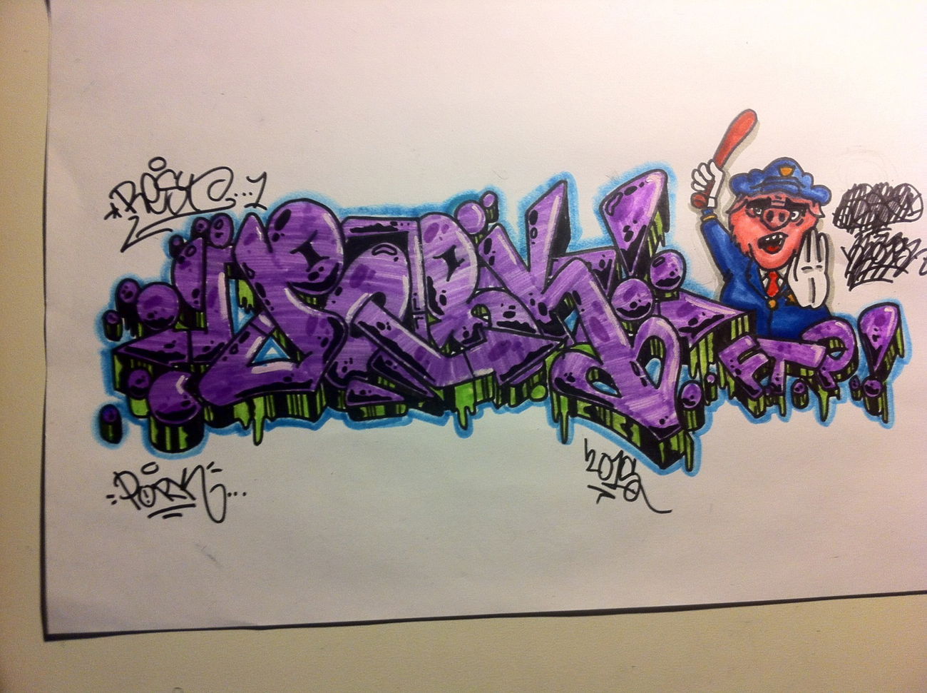 Graffiti Wall - Photo by Restone (2015)