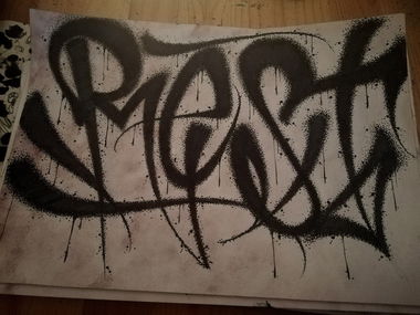 Graffiti Wall - Photo by Restone261 - ., ., .