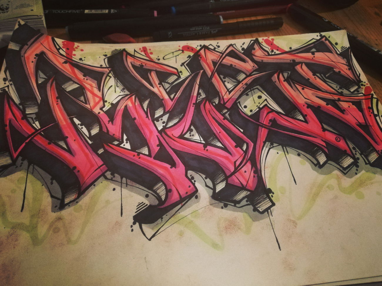 Graffiti Wall - Photo by Restone261 - stylewritinggrafflettering, letters, letras