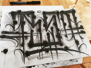 Graffiti Wall - Photo by Restone261 - ., ., .