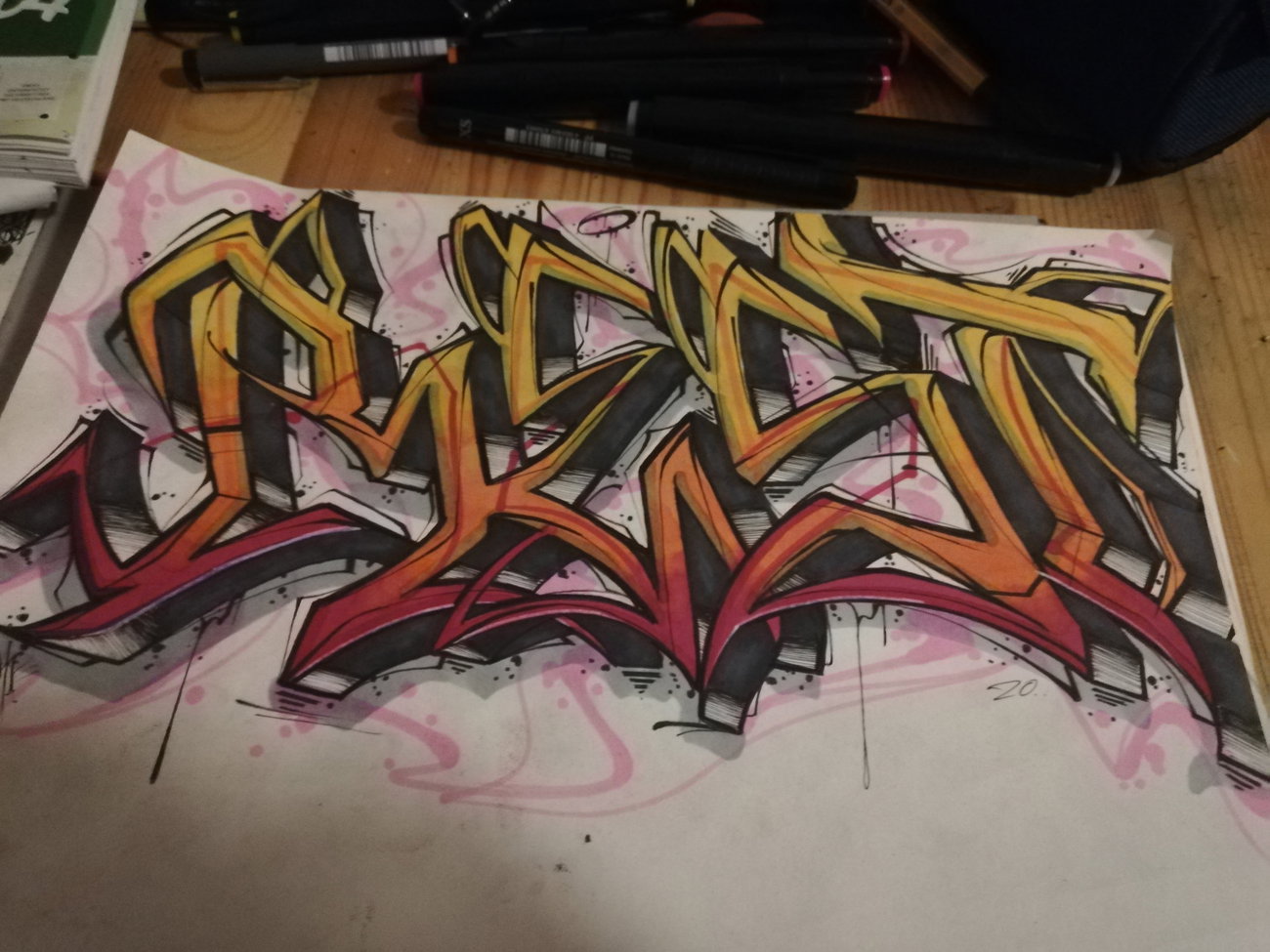 Graffiti Wall - Photo by Restone261 - ., ., .