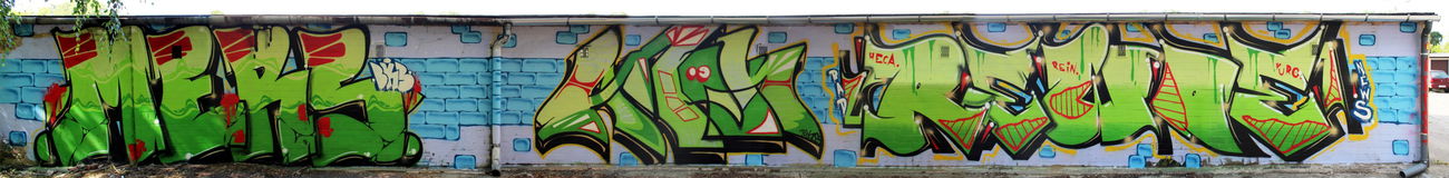 Graffiti Wall - Photo by Rewolwer - MERS, AMOK, REWOE (2015)