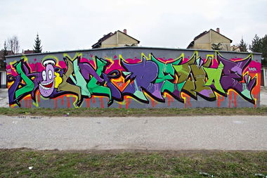 Graffiti Wall - Photo by Rewolwer - KONT, REWOE (2016)
