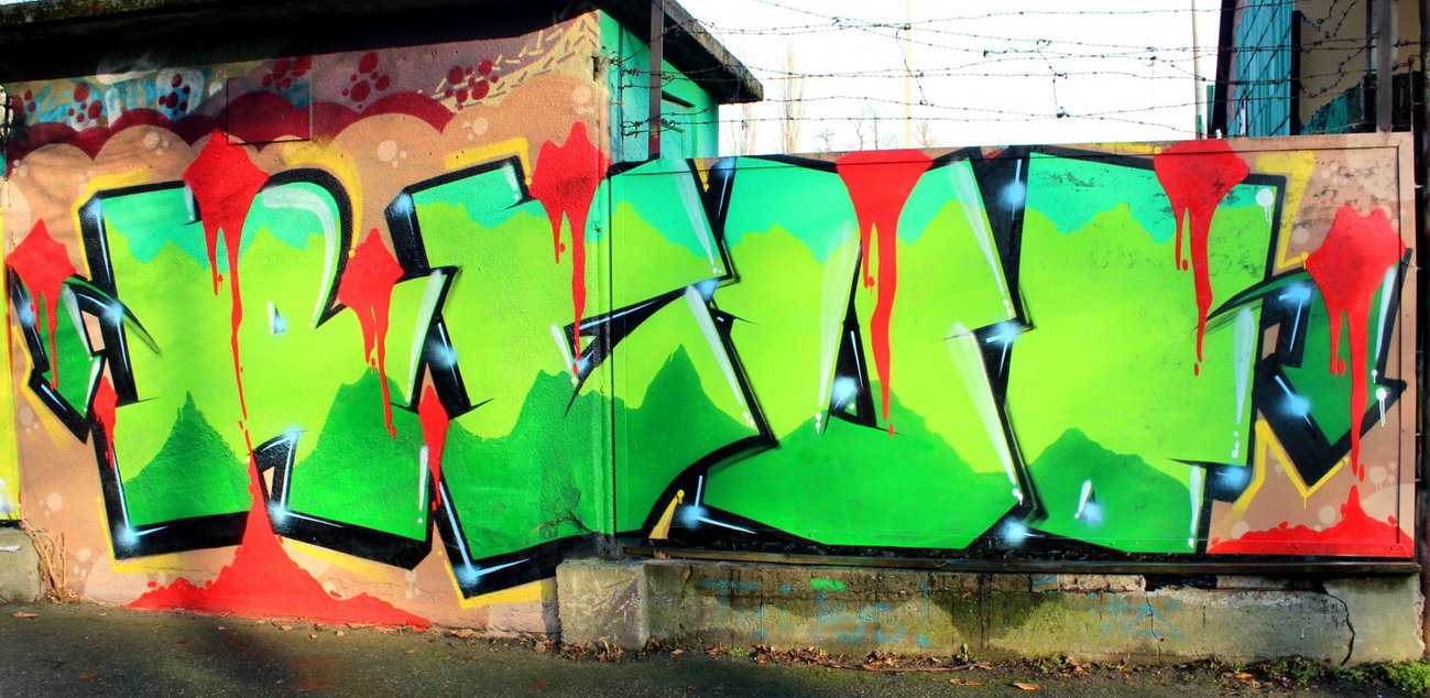 Graffiti Wall - Photo by Rewolwer - REWO (2014)