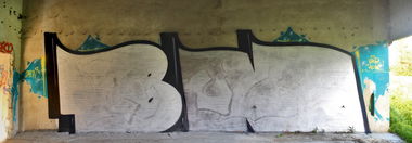 Graffiti Wall - Photo by Rewolwer - BN, CREW (2014)