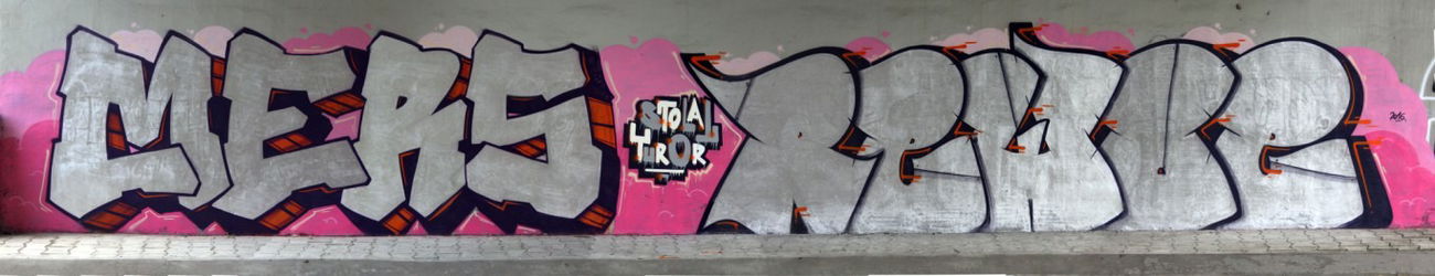 Graffiti Wall - Photo by Rewolwer - MERS, REWOE, BKS (2016)