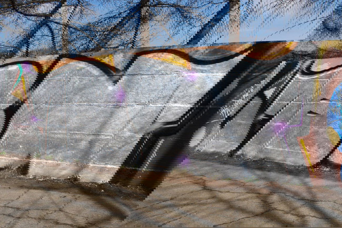 Graffiti Bombing - Photo by Rewolwer - BN, CREW (2015)