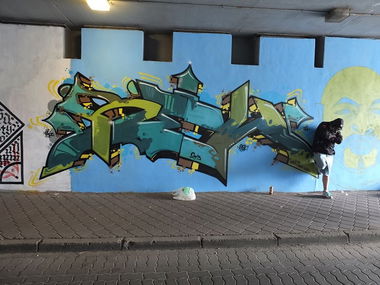 Graffiti Wall in Jaworzno - Photo by Rewoner - Rewoner (2013)