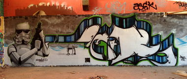 Graffiti Wall - Photo by Rich - jeaze, dbk, wid (2013)