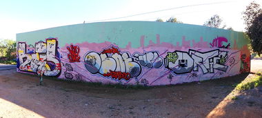 Graffiti Wall - Photo by Rich - wid, ups, rots (2013)