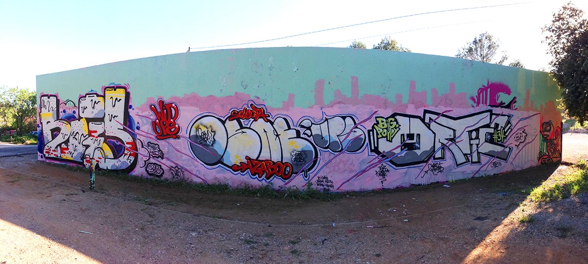 Graffiti Wall - Photo by Rich - wid, ups, rots (2013)