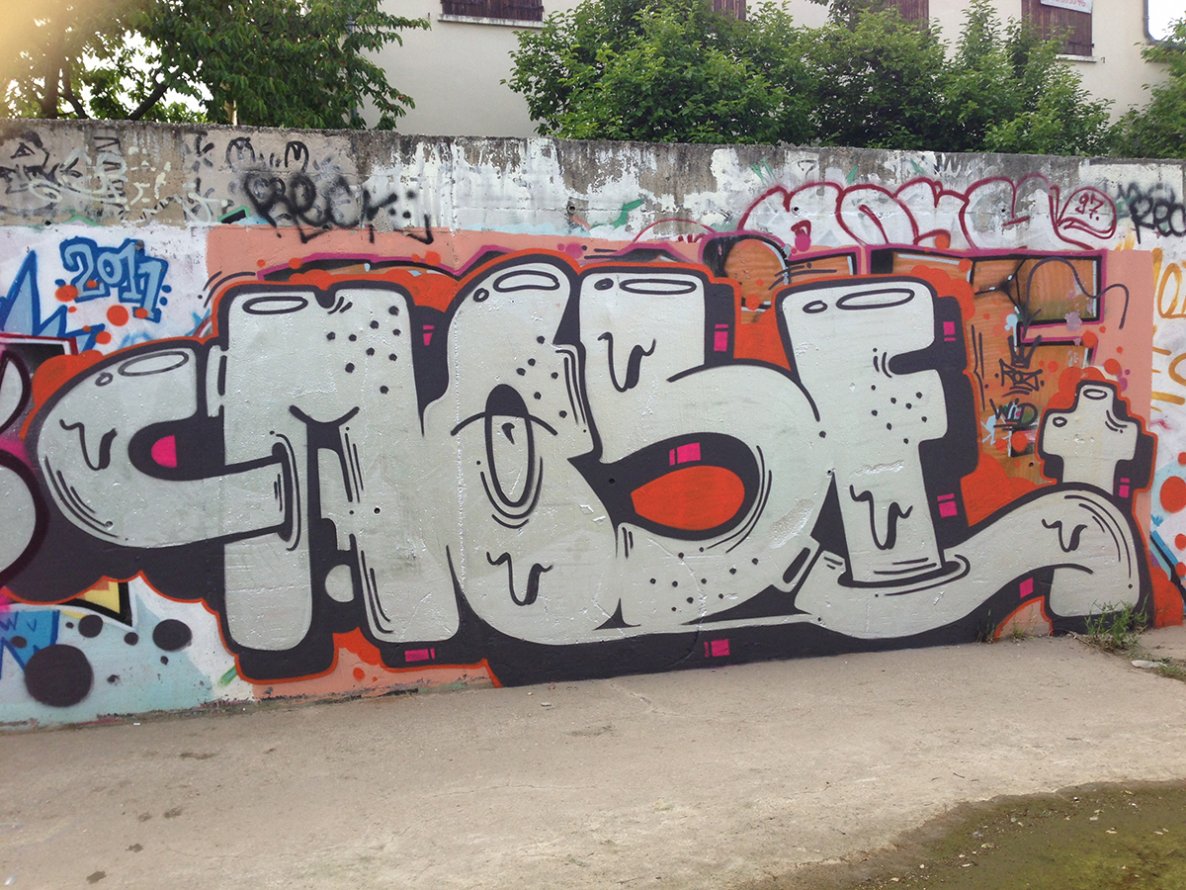 Graffiti Wall - Photo by Rich - rots, wid, mose (2013)