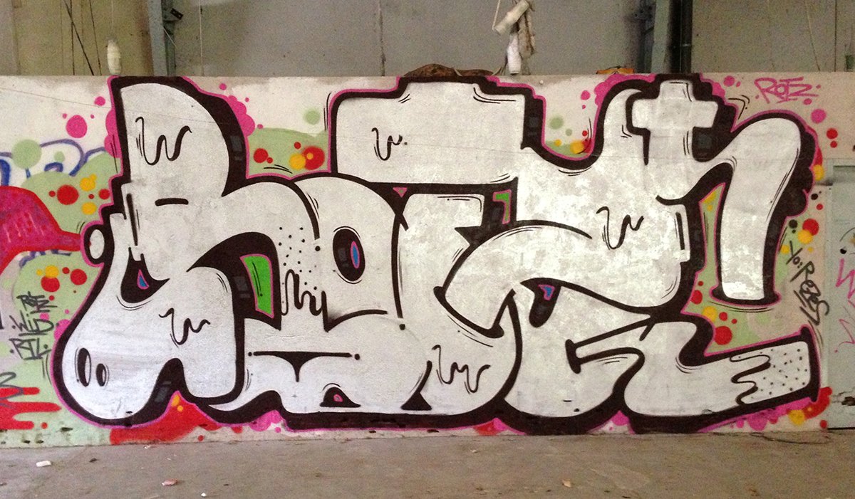 Graffiti Wall - Photo by Rich - rots, rotz, wid (2013)