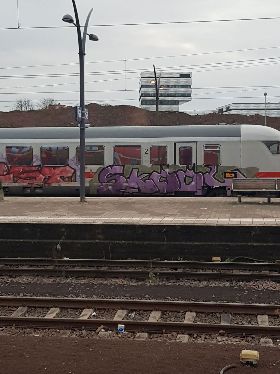 Graffiti Train in Heidelberg - Photo by Richtigesbrett (2017)