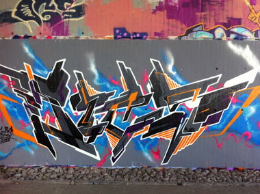 Graffiti Wall in Konstanz - Photo by Rics - Rics, Konstanz (2013)