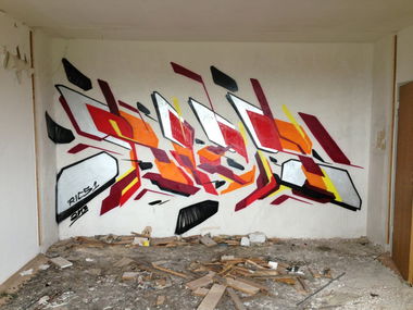 Graffiti Wall in Pirmasens - Photo by Rics - Rics, supercrew (2013)