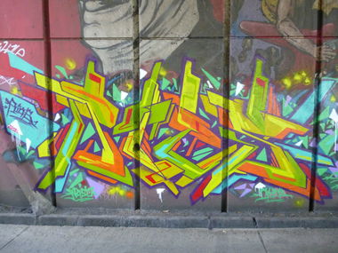 Graffiti Wall in Surabaya - Photo by Rics - RICS, SUPER, CREW (2013)