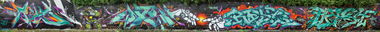 Graffiti Wall in Strasbourg - Photo by Rics - RICS, Witch, RAYS (2012)