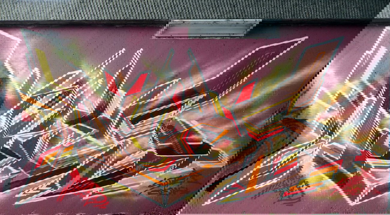 Graffiti Wall in Frankfurt - Photo by Rics - RICS, SUPER, CREW (2014)