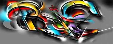 Graffiti Sketch in Istanbul - Photo by RieRotof - R?e, Digital (2013)