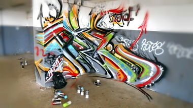 Graffiti Wall - Photo by RieRotof - Rotof, Graffiti (2015)